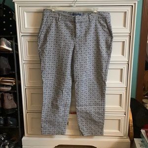 Old Navy Black and White Pixie Dress Pants